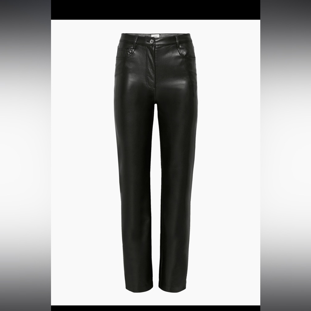 Aritzia Wilfred Melina Leather pants